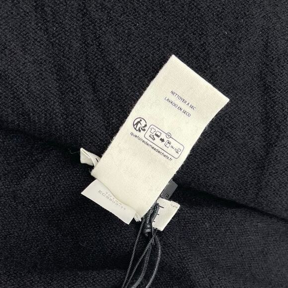 Eterne | NWT Luca Cashmere Scarf in Black 67.5in x 18.5in - Picture 8 of 8